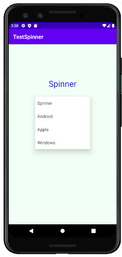 as413k m31 - [Android & Kotlin] プルダウンで項目選択できるSpinnerを設定